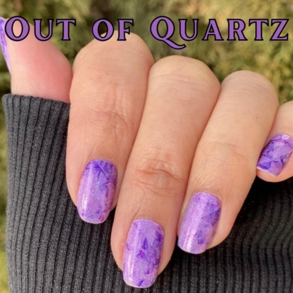 Color Street 100% Nail Polish Strips Out of Quartz RARE Find
